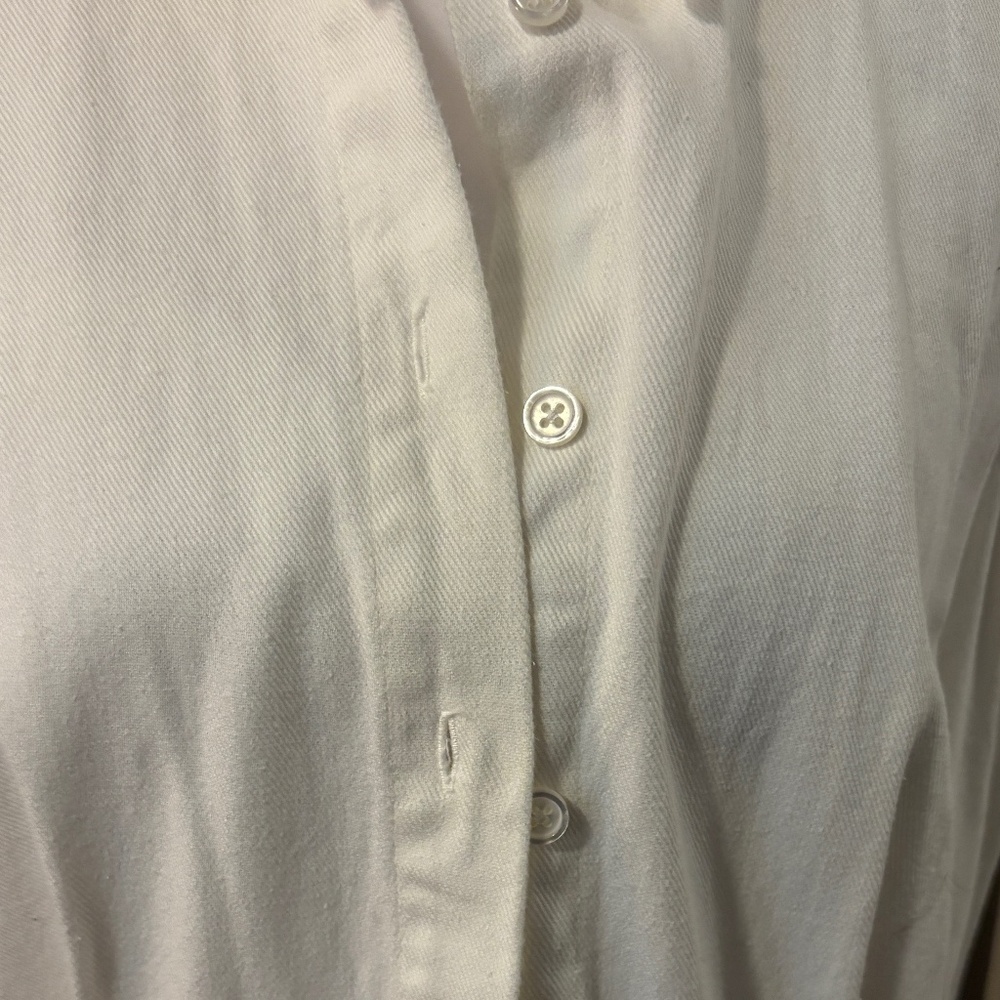 Who What Wear White Sleeveless Button Down Midi Sundress with Pockets - Picture 4 of 13